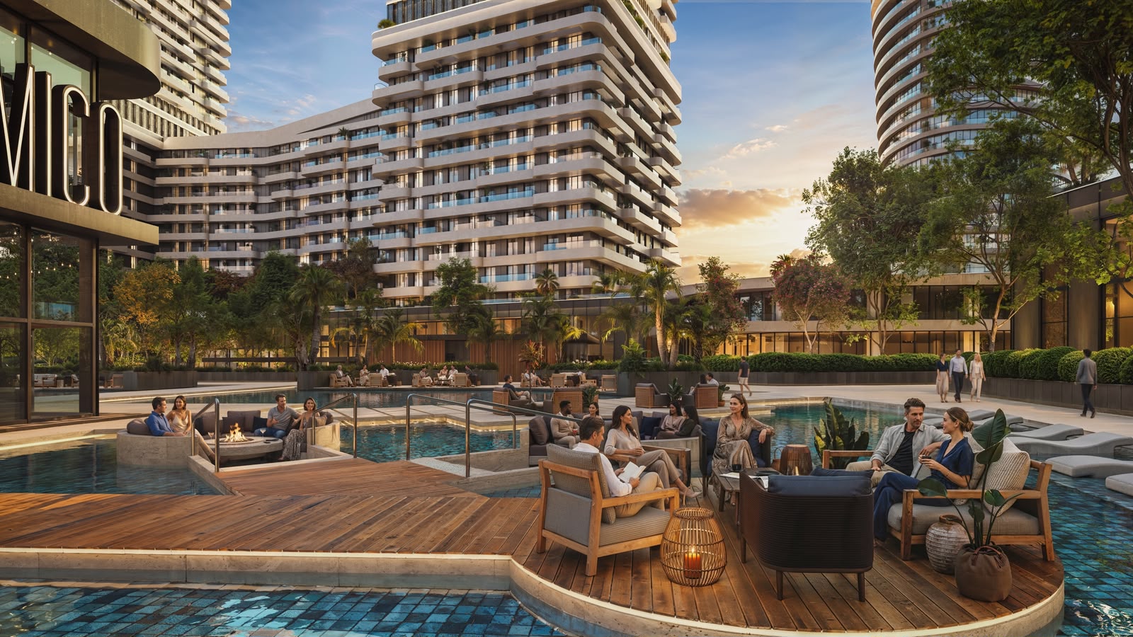 Coralia pool and outdoor amenities