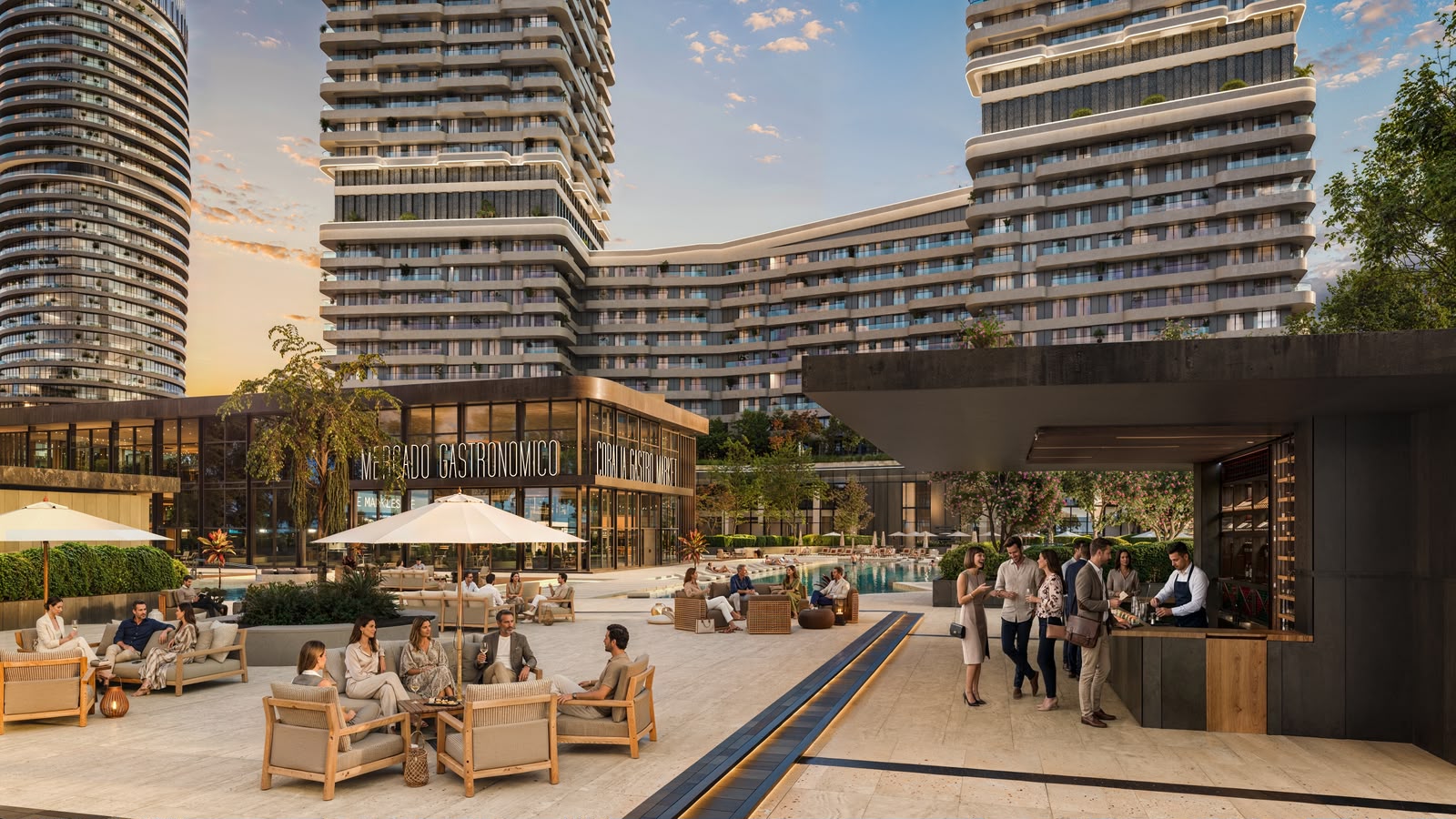 Coralia retail and social district